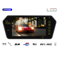 Bilmonitor för backning LCD 7 tum i backspegel USB SD AV 12V... (NVOX NW701MP5)