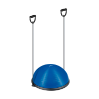 Halvboll för balansering, balanstränare 58cm + pump, REBEL ACTIVE