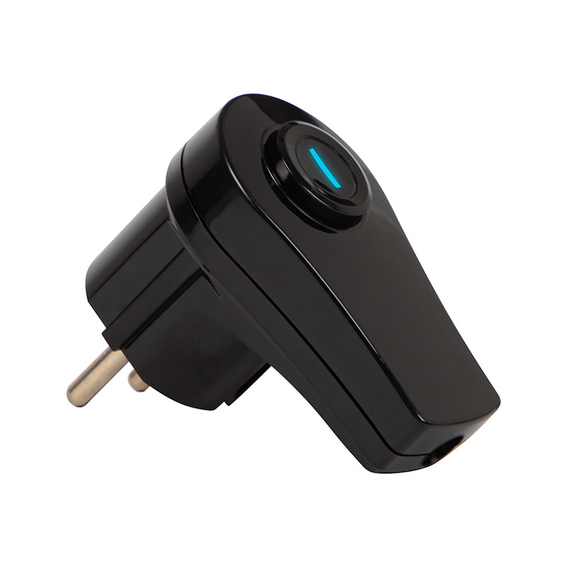 98-156- Svart vinklad kontakt wt-16-polig med belyst omkopplare