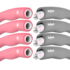 Hula Hop viktnedgångshjul 95 cm, rosa, REBEL ACTIVE