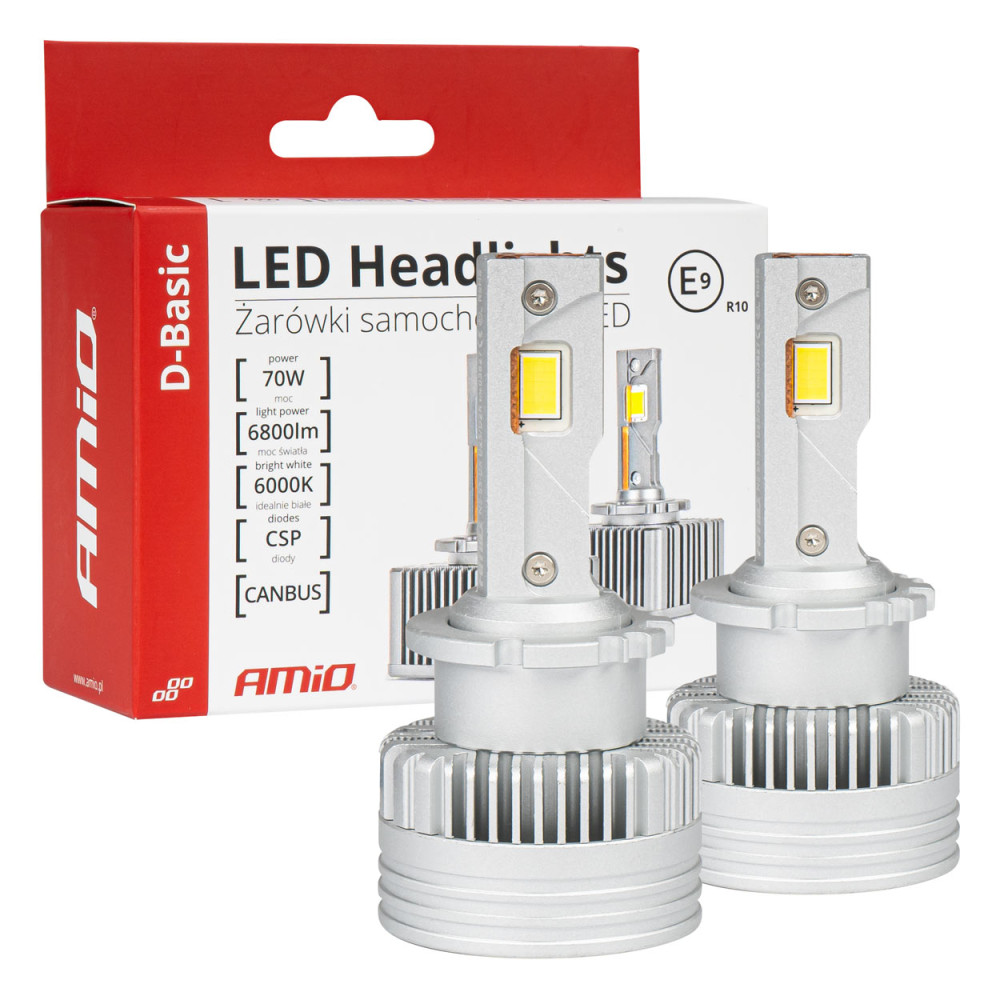 Lampor lysdioder LED-serie D-basic D2S D2R 6000K Canbus AMIO-03627 Lampor lysdioder LED-serie D-basic D2S D2R 6000K Canbus AMIO-03627