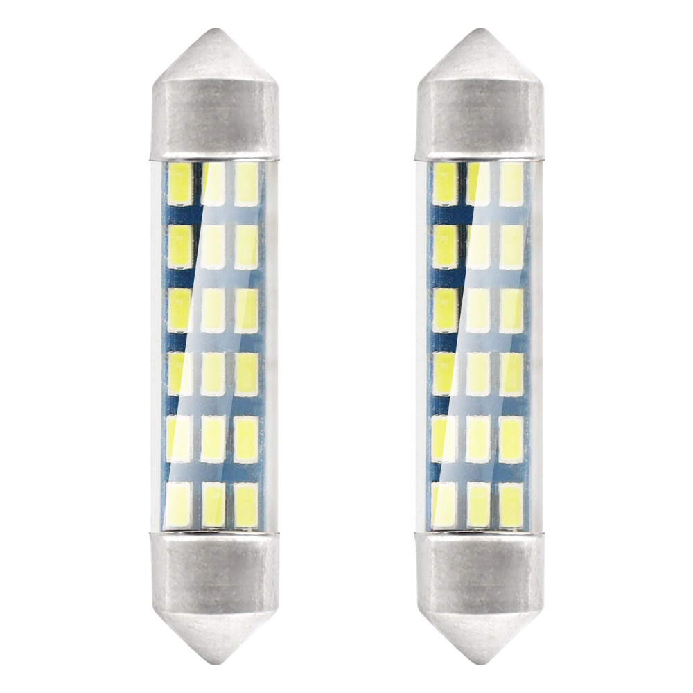 LED-lampor standard 3014 18smd festoon c5w c10w c3w 41mm vit 12v amio-01092 LED-lampor standard 3014 18smd festoon c5w c10w c3w 41mm vit 12v amio-01092