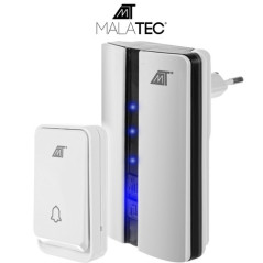 Trådlös vit ringklocka Malatec 23372