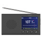 AD 1198 Bärbar radio - LCD - FM - Bluetooth - klocka