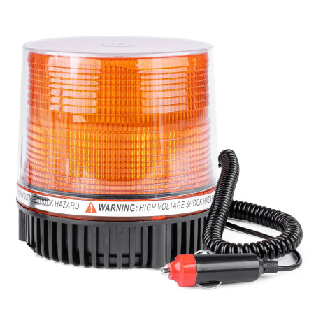 Varningslampa med stroboskopiskt blinkande LED-lampa 24V amio-01277
