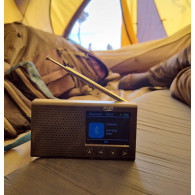 AD 1198 Bärbar radio - LCD - FM - Bluetooth - klocka