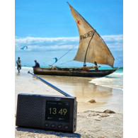 AD 1198 Bärbar radio - LCD - FM - Bluetooth - klocka