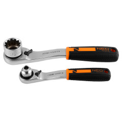 Set med genomgående hylsor 1/4' + 3/8', 46 st. | HandlaSmidigt.se