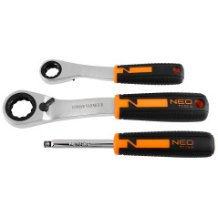 Set med genomgående hylsor 1/4' + 3/8', 46 st. | HandlaSmidigt.se