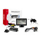 Parksensorset TFT01 4,3' med HD-kamera HD-315-LED 4 vita sensorer