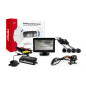 Parksensorset TFT01 4,3' med kamera HD-315-LED 4 svarta sensorer