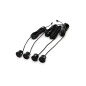 Parksensorset TFT01 4,3' med kamera HD-315-LED 4 svarta sensorer