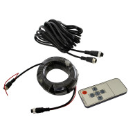 Bilskärmen 9 tum AHD 4-pin med inspelningsfunktion 12V 24V + 2 AHD-kameror