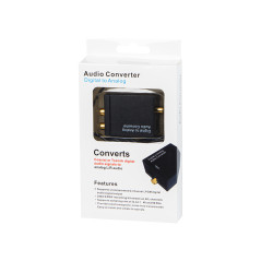 91-201 - Optisk Toslink DAC-omvandlare till 2xRCA