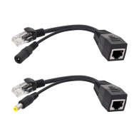 Adaptor PoE- zasilanie przez LAN dla AP, ROUTER czarny E4653