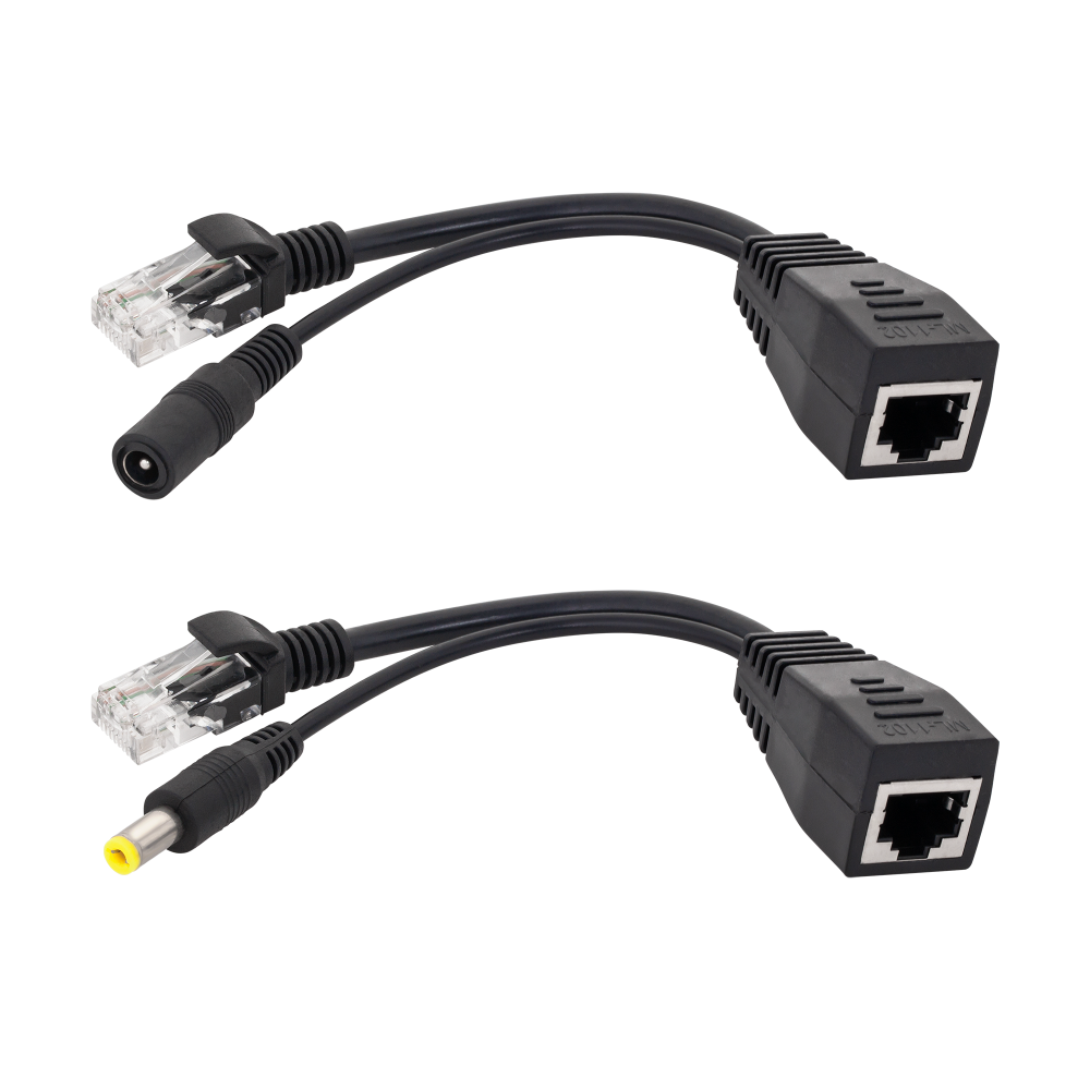Adaptor PoE- zasilanie przez LAN dla AP, ROUTER czarny E4653 Adaptor PoE- zasilanie przez LAN dla AP, ROUTER czarny E4653