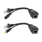 Adapter PoE - strömförsörjning via LAN för AP, ROUTER svart E4653