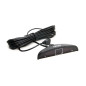 Parkeringssensorset med backvarnare, summer, 4 sensorer, silver amio-01021.