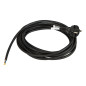 97-607- Anslutning s-8 5,0m 2x1 till elverktyg gummi