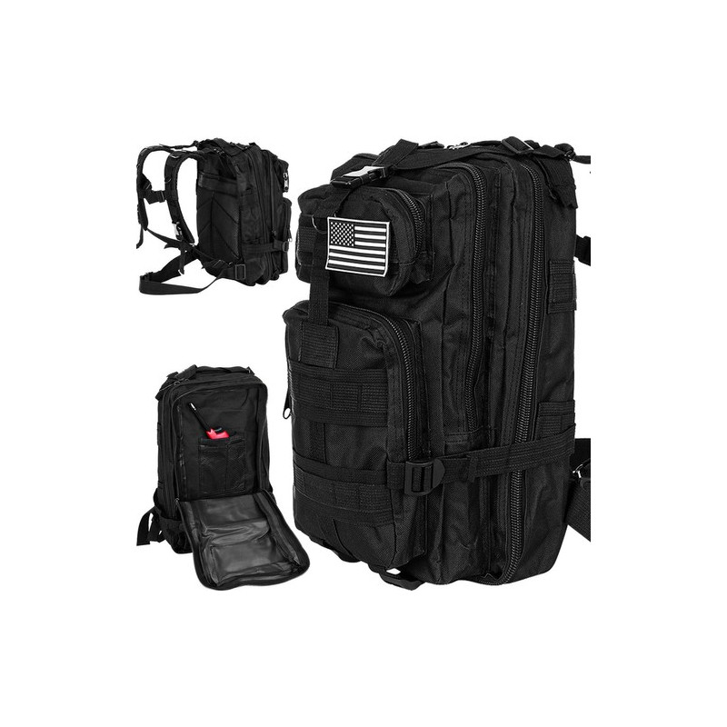 Ryggsäck svart liten 23089