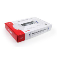 Zestaw czujników parkowania cofania buzzer 4 sensory srebrne amio-01021