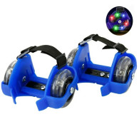 AG234B Wrotki rolki świecące na buty      blue