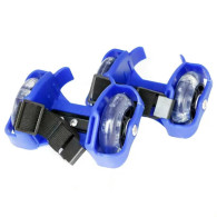 AG234B Wrotki rolki świecące na buty      blue