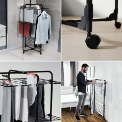 Torkställ för kläder Vileda Mixer 3 Ultimate (svart)