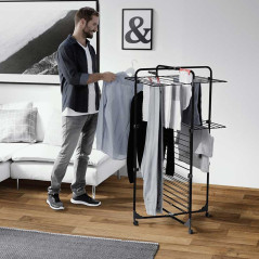 Torkställ för kläder Vileda Mixer 3 Ultimate (svart) | HandlaSmidigt.se