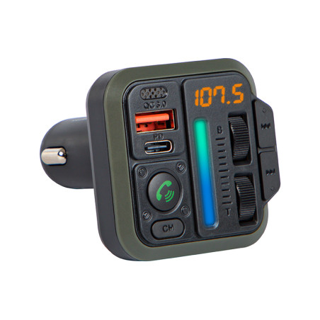 74-173- Sändare fm med bluetooth 5.3+qc3.0 +pd20w