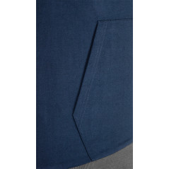 Tröja med dragkedja och huva COMFORT, marinblå, storlek S