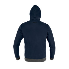 Tröja med dragkedja och huva COMFORT, marinblå, storlek L