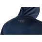Tröja med dragkedja och huva COMFORT, marinblå, storlek L