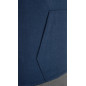 Tröja med dragkedja och huva COMFORT, marinblå, storlek XXL