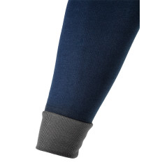 Tröja med dragkedja och huva COMFORT, marinblå, storlek XXXL