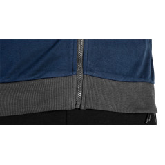 Tröja med dragkedja och huva COMFORT, marinblå, storlek XXXL