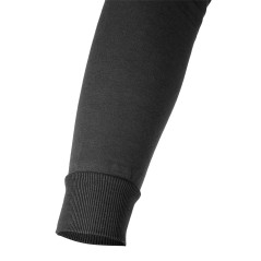 Tröja med dragkedja och huva COMFORT, grå, storlek XL