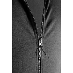 Tröja med dragkedja och huva COMFORT, grå, storlek XXXL