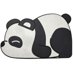 DA163B Snabbtorkande badmatta panda