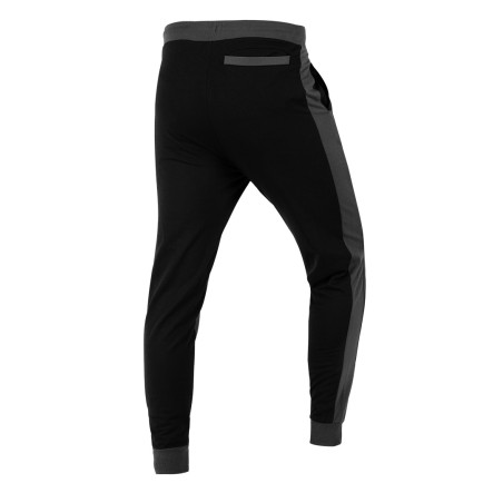 Träningsbyxor COMFORT, gråsvarta, storlek M.