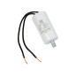 83-110- Motor kondensator 1,5uf/450vac med kablar