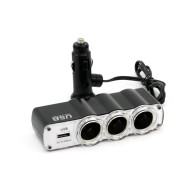 Grenuttagare tändare grenuttag soc4 3+1 usb amio-01031