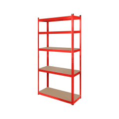 Metallhylla för förvaring 180x90x40 röd Rebel