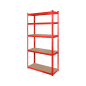 Metallhylla för förvaring 180x90x40 röd Rebel