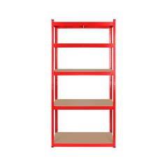 Metallhylla för förvaring 180x90x40 röd Rebel