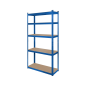 Hyllan för lagring av metall 180x90x40 blå Rebel