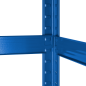 Hyllan för lagring av metall 180x90x40 blå Rebel