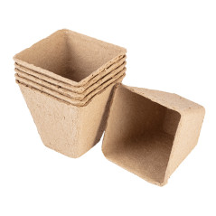 Torvplanter: 8 x 8 x 7,8 cm, 18 stycken