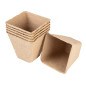 Torvplanter: 8 x 8 x 7,8 cm, 18 stycken