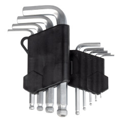 Nycklar insex korta insexnycklar set crv 9 st. amio-01041